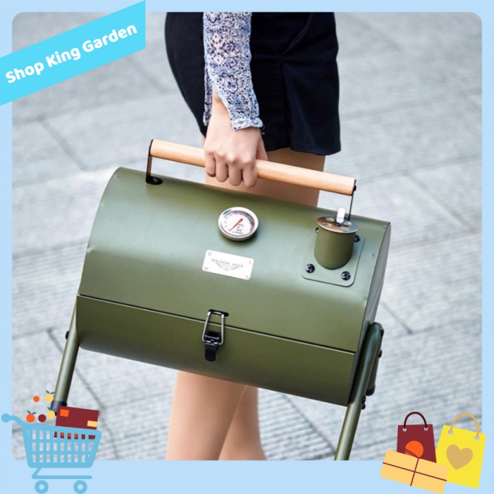 Lò nướng Hun khói BBQ Bacon USA - King's Garden