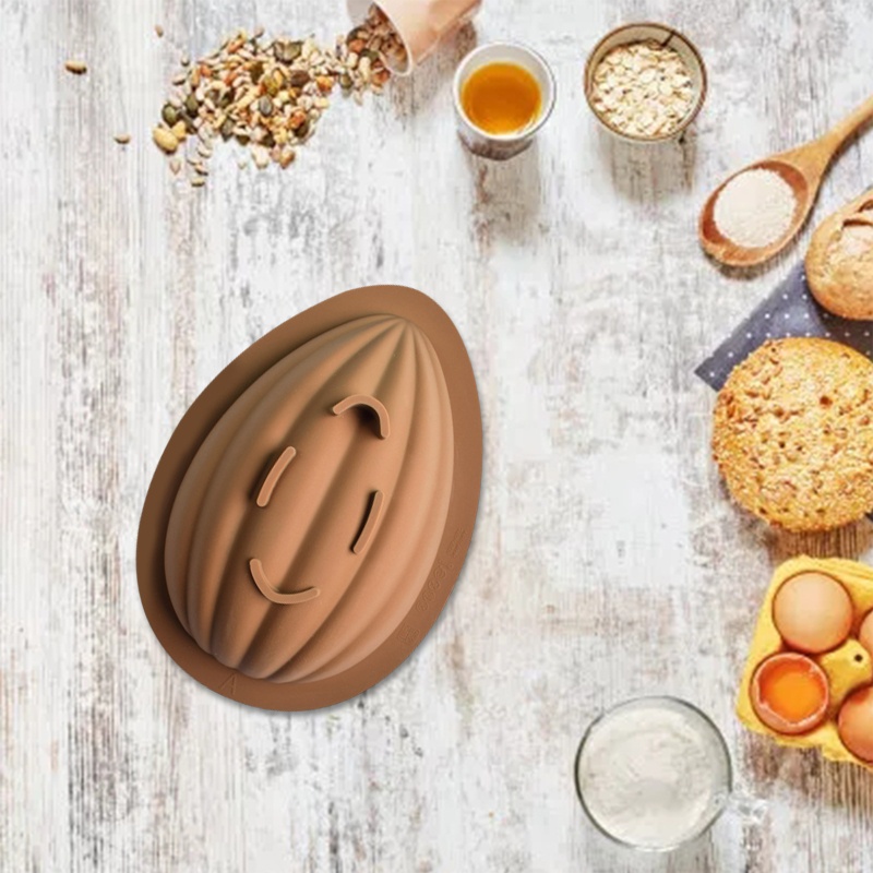 Khuôn Silicone Làm Sô Cô La Hình Quả Trứng Phục Sinh Độc Đáo