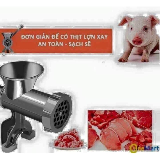 SỈ Máy Xay Thịt Quay Tay Inox