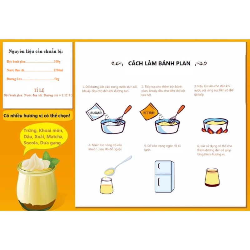 Pudding trứng Đài Loan Falu