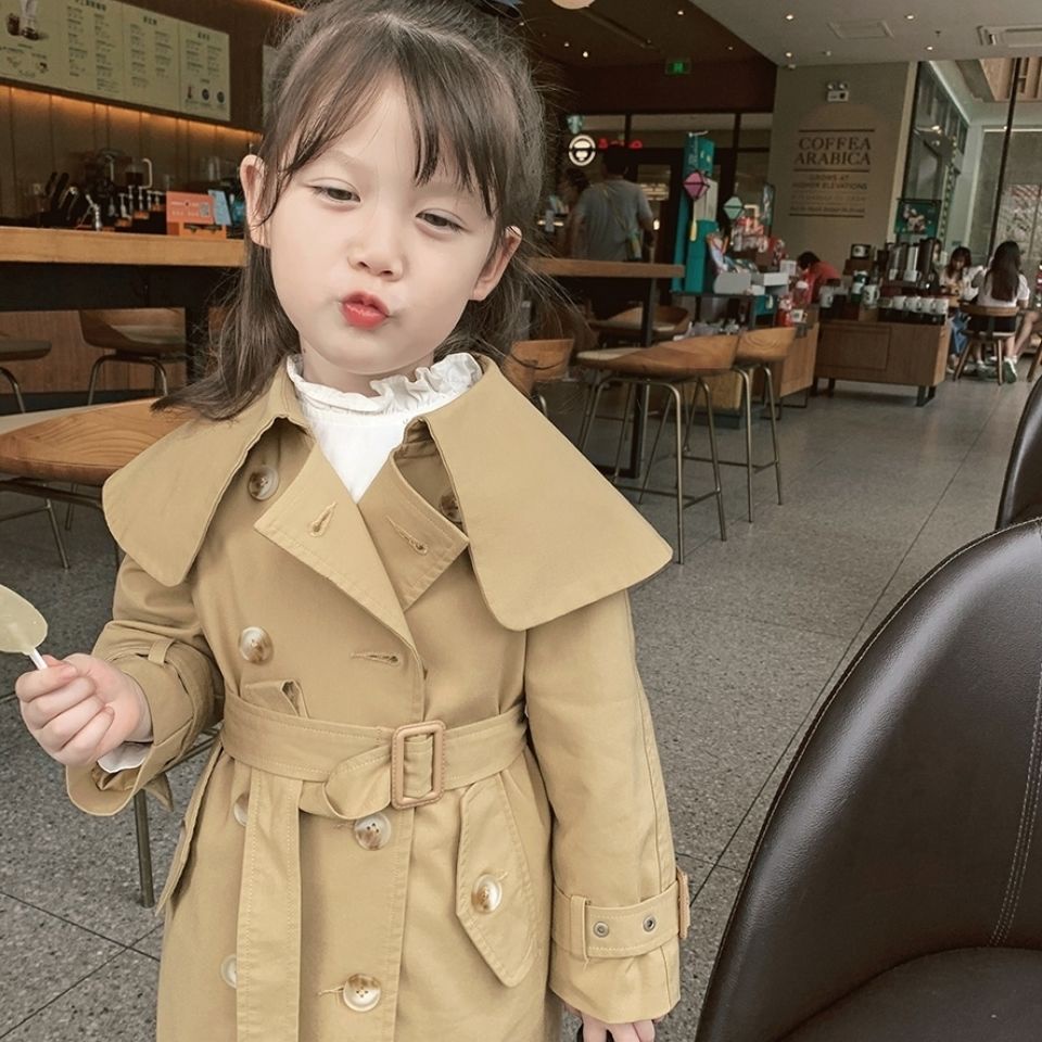 Áo khoác thời trang xuân thu cho bé gái 2021