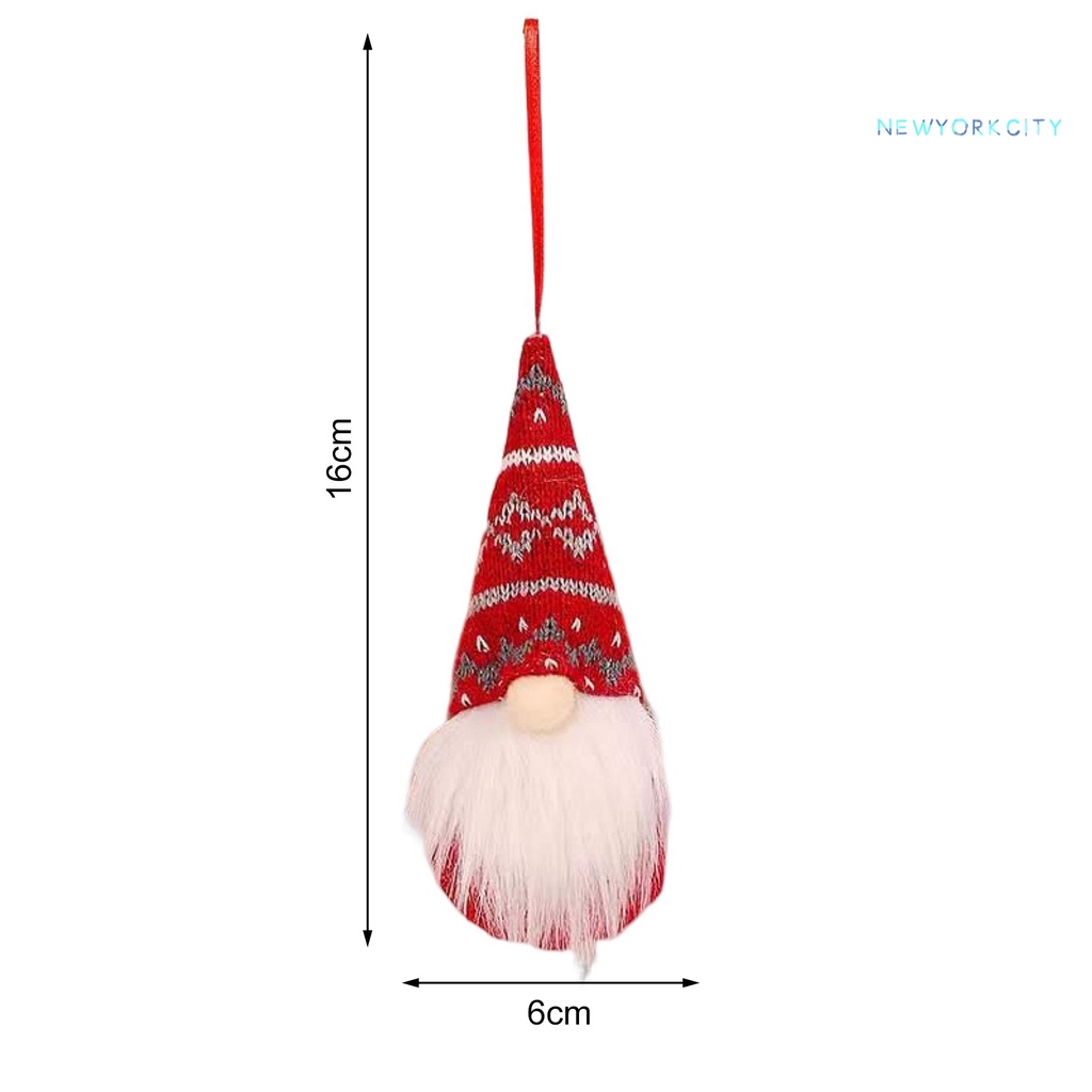 Búp Bê Nhồi Bông Hình Cây Khuấy Màu Trắng Đáng Yêu Trang Trí Giáng Sinh