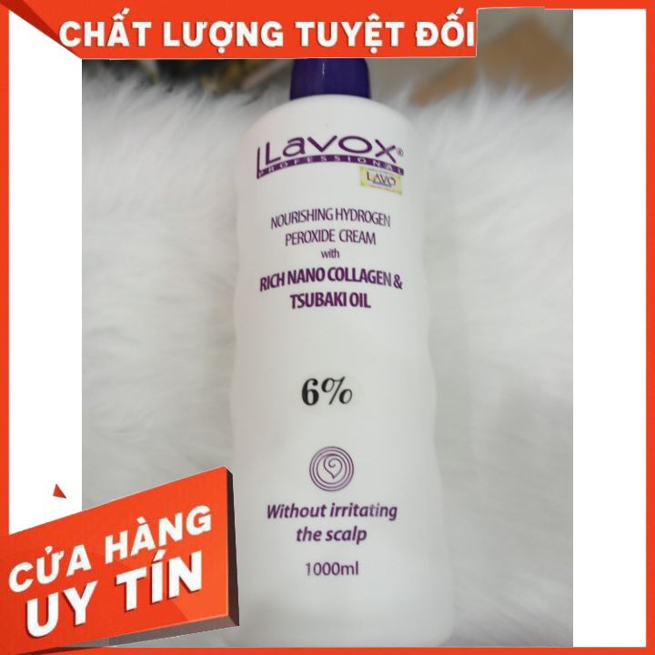 OXY KHÔNG RÁT LAVOX TÍM COLLAGEN 1000ML FREESHIP  hỗ trợ nhuộm bảo vệ tác hại của thuốc nhuộm THƠM , giúp tóc mềm mượt