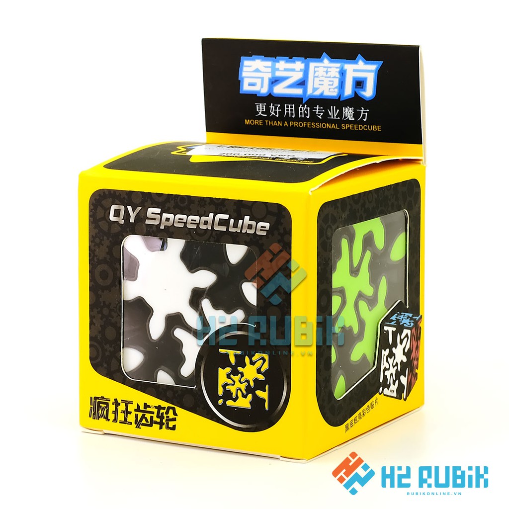 QiYi Crazy Gear Cube Rubik bánh răng độc đáo xoay khó