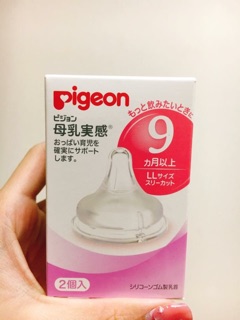 Hop 2 núm pigeon size S, M, L, LL (nội địa Nhật)