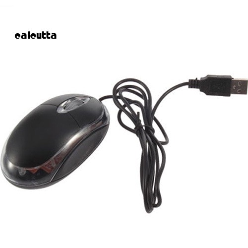 Chuột quang có dây USB màu đen cho máy tính