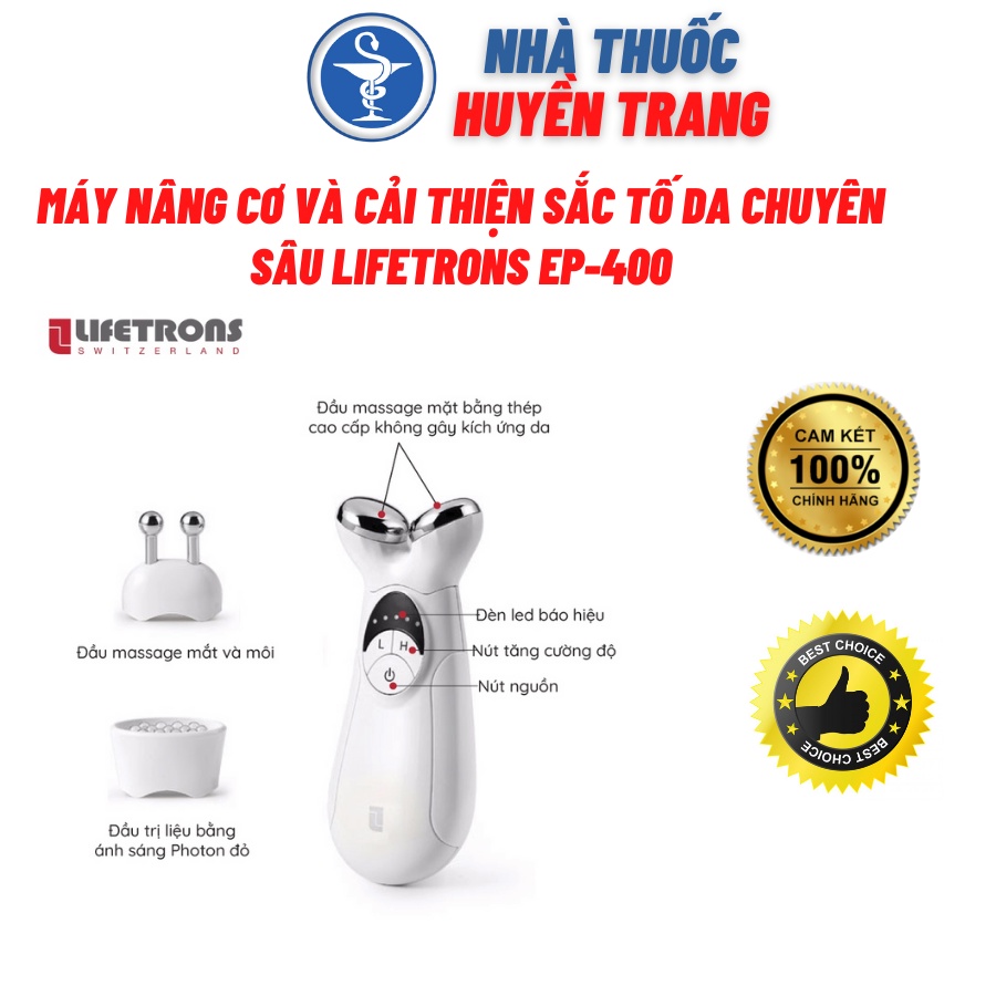 Máy nâng cơ và cải thiện sắc tố da chuyên sâu Lifetrons EP-400