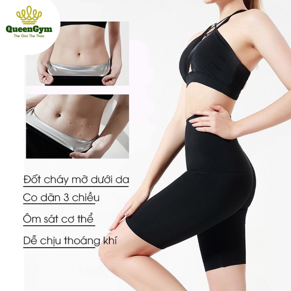⚡️Giảm Giá Sốc⚡️Quần Legging Cỡ Lững QueenGym Đa Năng Tan Mỡ Bụng Giảm Eo Thon Định Hình Nâng Mông Co Giãn Tốt | BigBuy360 - bigbuy360.vn