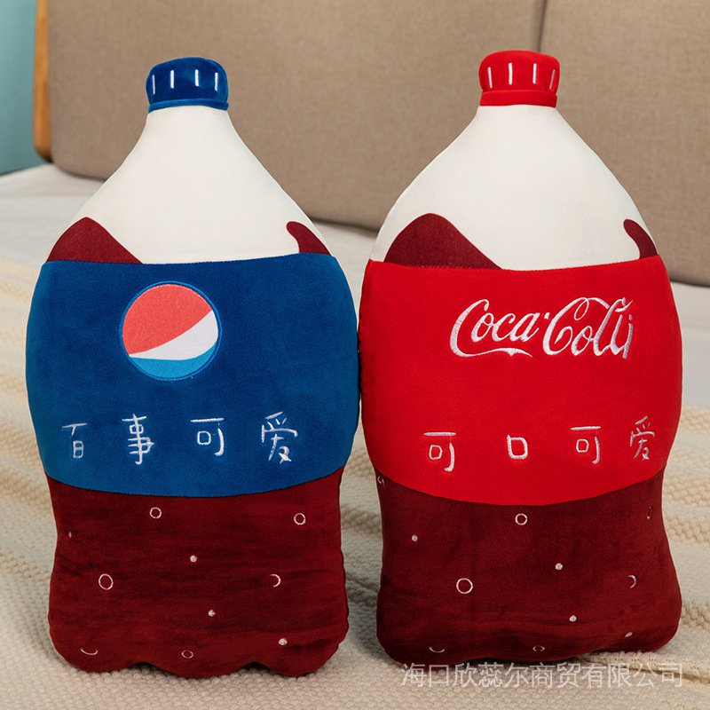 Gối Nhồi Bông Hình Lon Coca Coca-Cola Sáng Tạo Dễ Thương