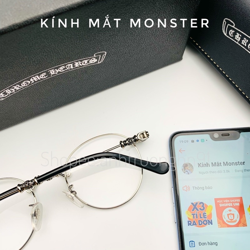 Gọng Kính Titan CHROME HEART BUBBA II Cao Cấp