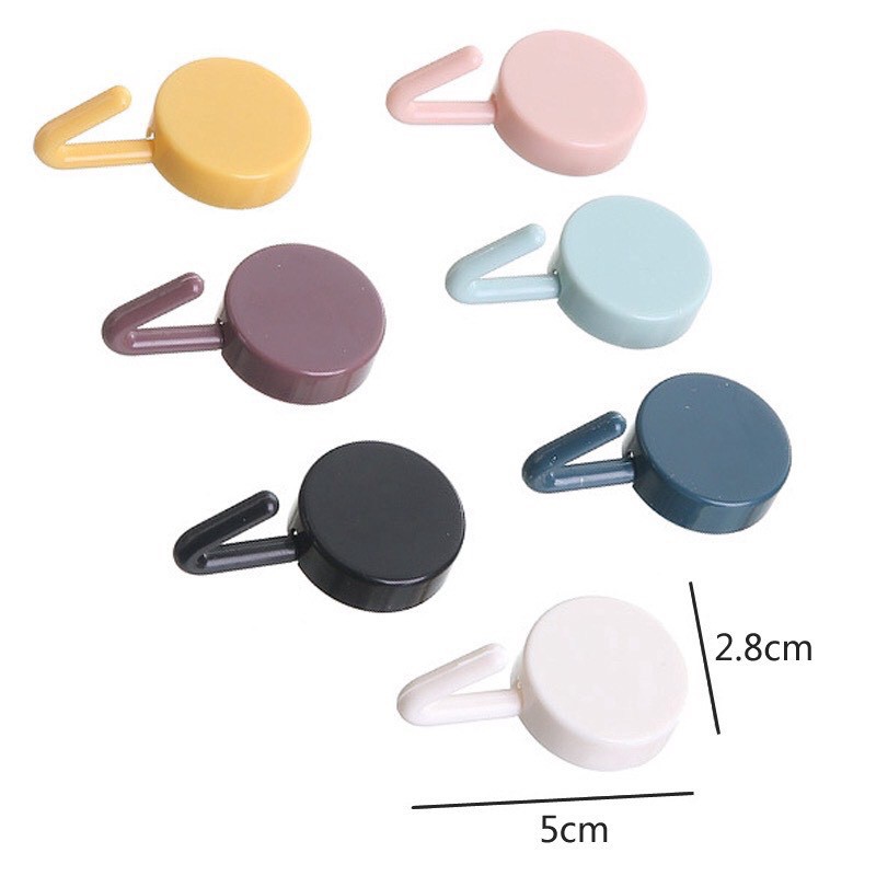 Móc treo đồ dán tường sáng tạo tiện dụng_Móc Gắn Tường Trang Trí Decor Nhà Cửa Nhiều Màu Sắc 88251