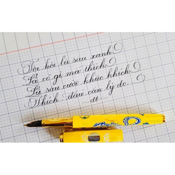 [ Chính Hãng] Bút Mài Thầy Ánh SH023 -Bút Máy Viết Luyện Chữ Đẹp -Ngòi Thanh Đậm phù hợp với mọi lứa tuổi
