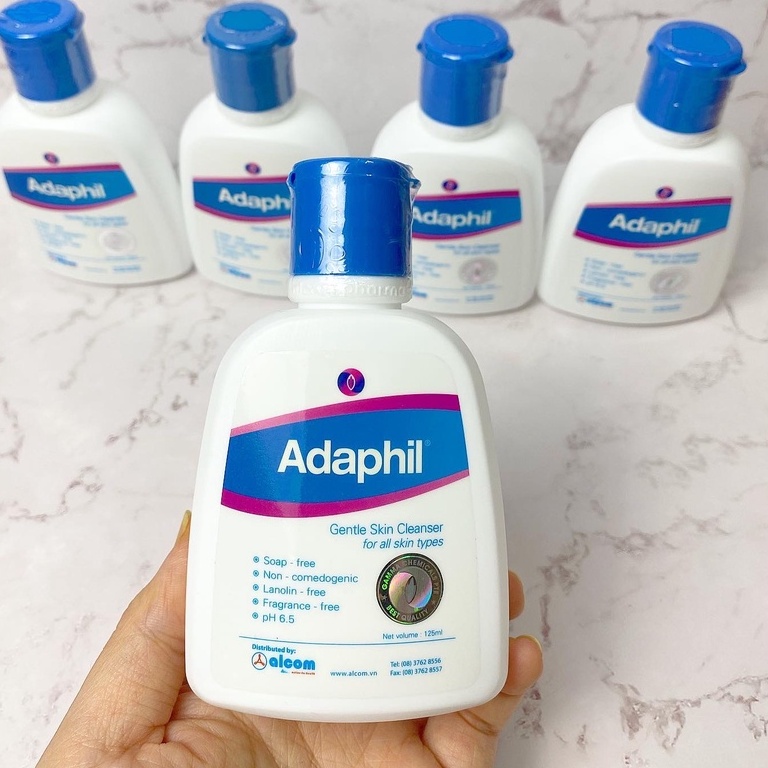 Sữa Rửa Mặt Và Toàn Thân Adaphil Gentle Skin Cleanser Gamma 125m và 500ml