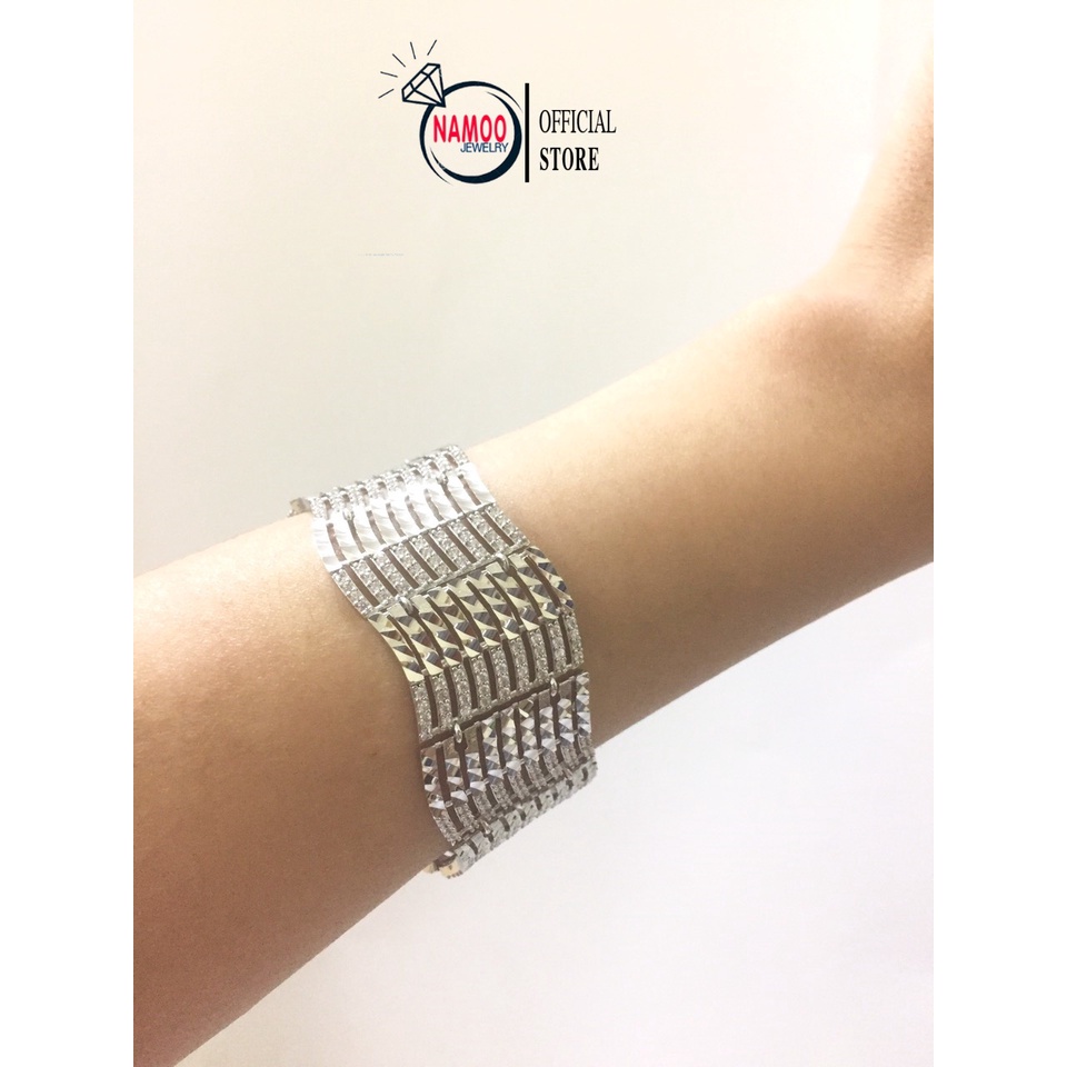 Lắc Xích 2 Màu Vàng L680 Và BẠc L681 Namoo Jewelry