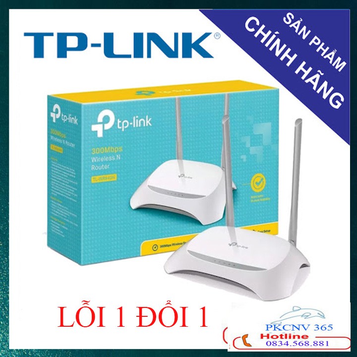 Bộ Phát Wifi TP- Link WR 840N Hàng chính hãng (Bộ Phát Wifi BH 6 THÁNG)