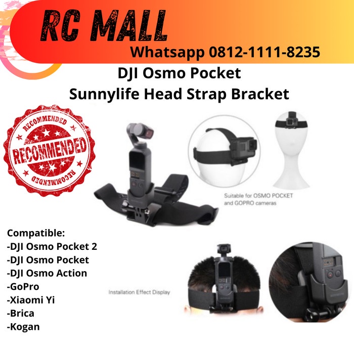 Dây đeo đầu cho máy ảnh Osmo Pocket Dji Osmo Action Gopro Xiaomi Brica | BigBuy360 - bigbuy360.vn