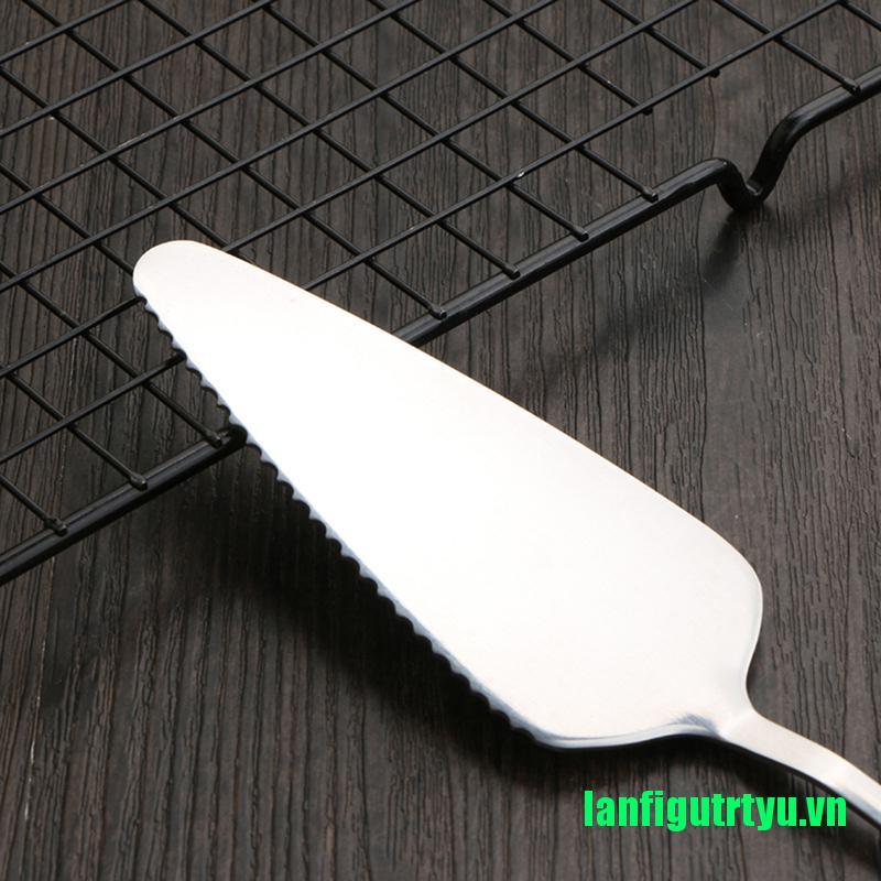 【trtyu】1PC Serrated Edge Cake Server Blade Cutter Pie Pizza Shovel Cake Baking Tool