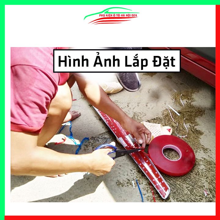 Bộ ốp nẹp sườn i10 2019-2021 Hatch Back mạ crom trang trí làm đẹp xe