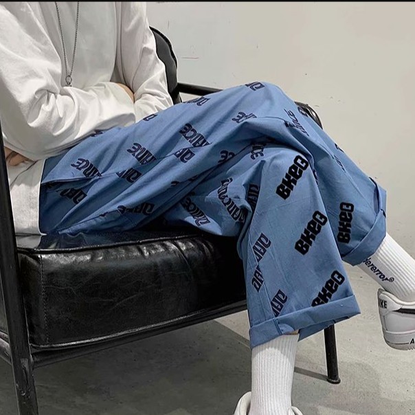 Quần thể thao in chữ thời trang cho nam