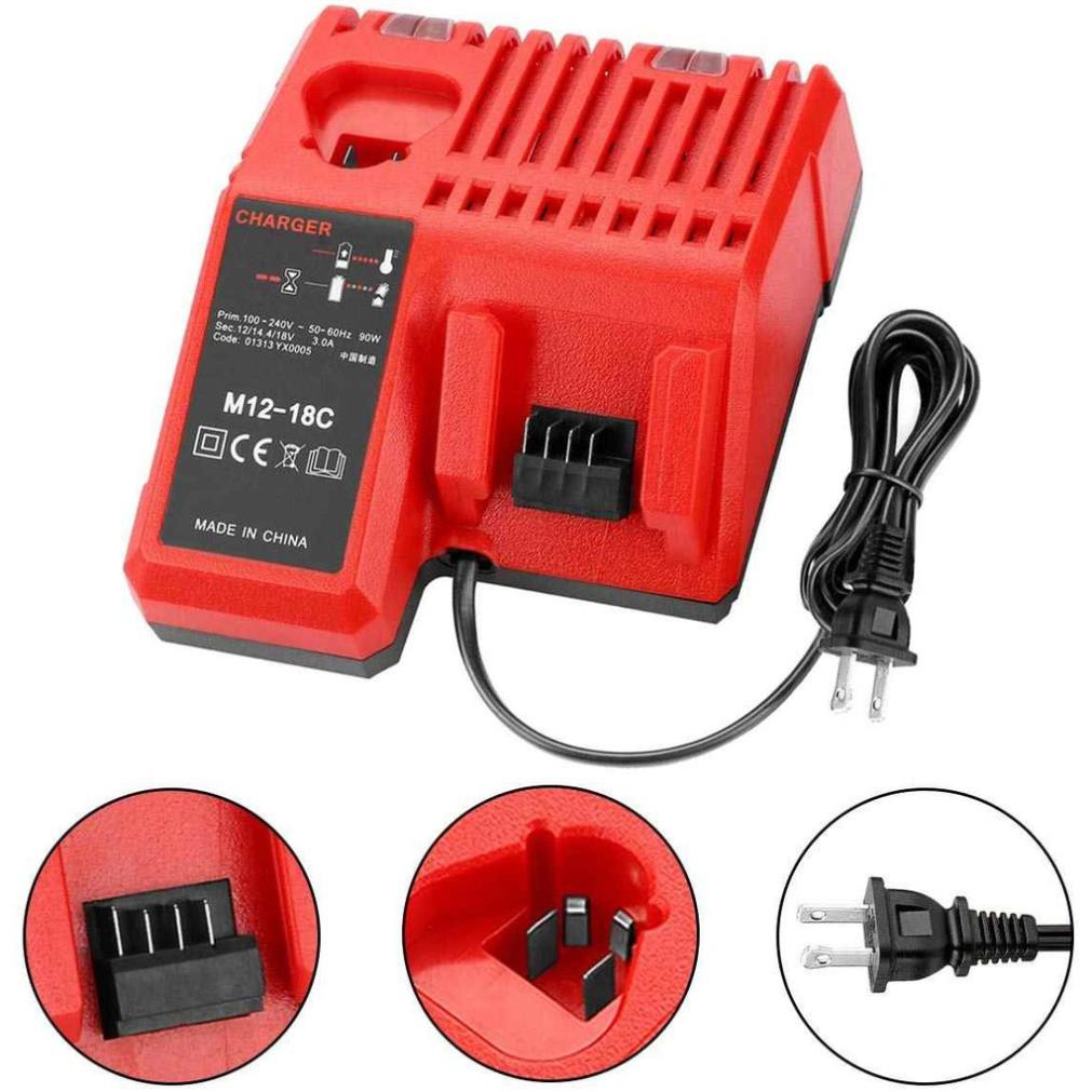 Bộ sạc nhanh đa điện áp Milwaukee M12-18FC 3A
