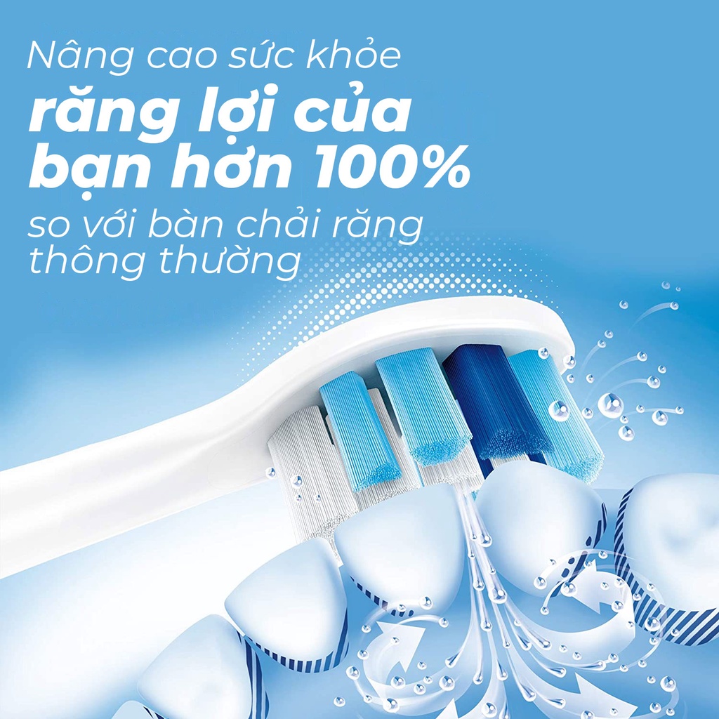 Bàn chải điện Philips Sonicare 5100 chính hãng, đủ màu - Bảo hành 2 năm