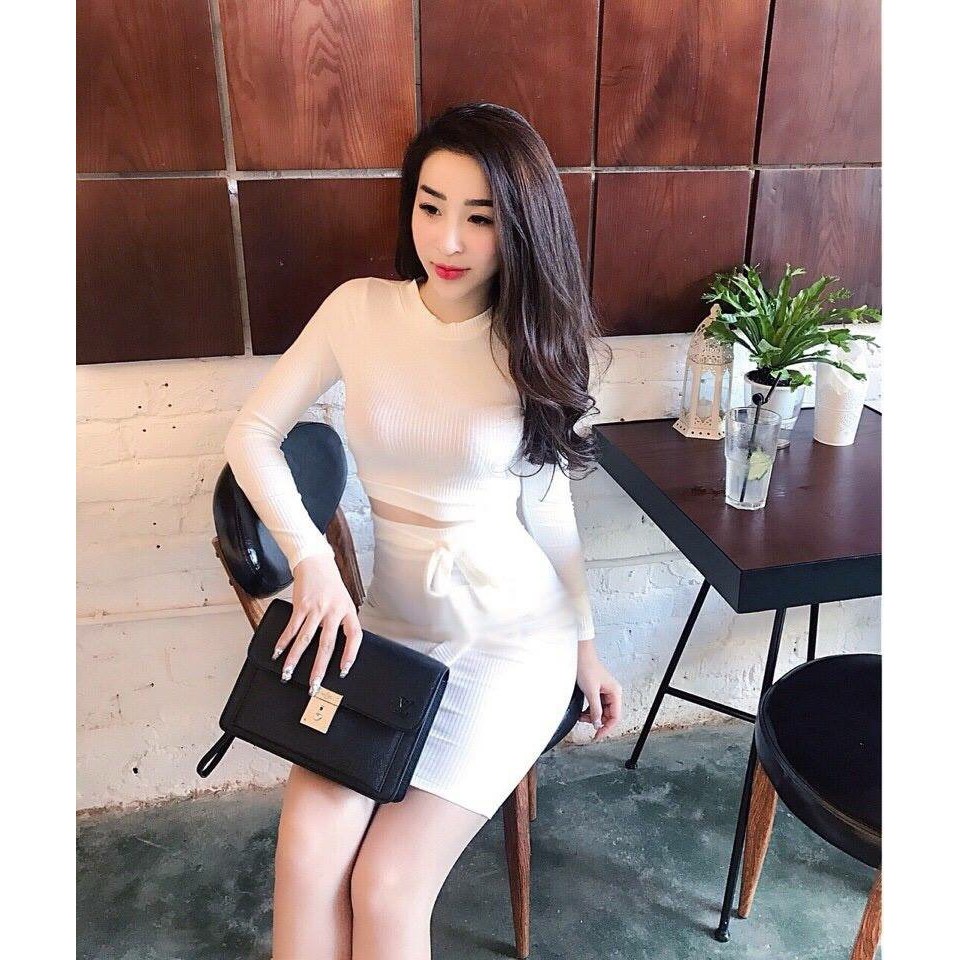 Set Chân Váy Kèm áo CRT tay dài | BigBuy360 - bigbuy360.vn