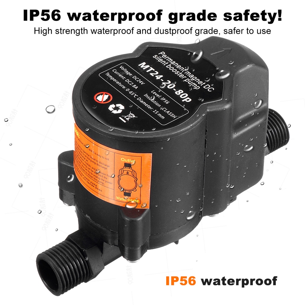 Máy Bơm Nước mini 120w ip56 dc24v Cho Hộ Gia Đình