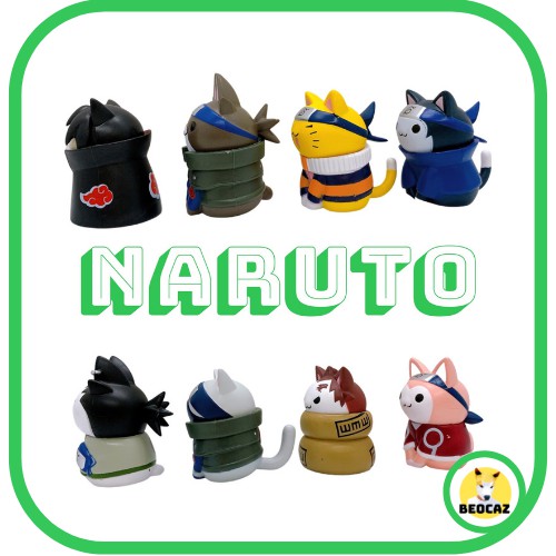 [Tách Lẻ][Tặng Hộp bảo vệ] Combo MẪU MÈO LỚN 6cm Mô Hình mèo chibi 16 nhân vật Naruto tsum tsum - Đồ chơi Naruto