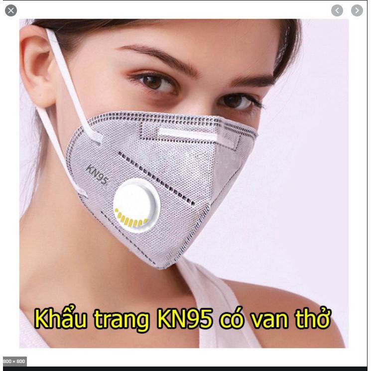 Khẩu Trang N95 Có Van Thở, Khẩu Trang Hoạt Tính 6 Lớp Chống Bụi Mịn PM 2.5 đã được kiểm định an toàn