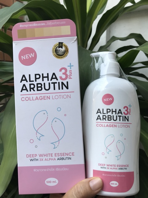 Kem dưỡng trắng ALPHA ABUTIN - COLLAGEN LOTION mẫu mới 2018