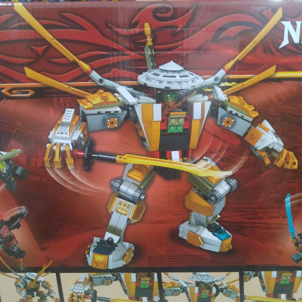 Lắp ráp xếp hình not Lego ninjago leduo 76051 : Siêu robot của Ninja 527 mảnh