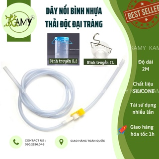 Dây nối bình truyền cà phê thải độc đại tràng thay thế coffee enema có van khóa Viet Healthy