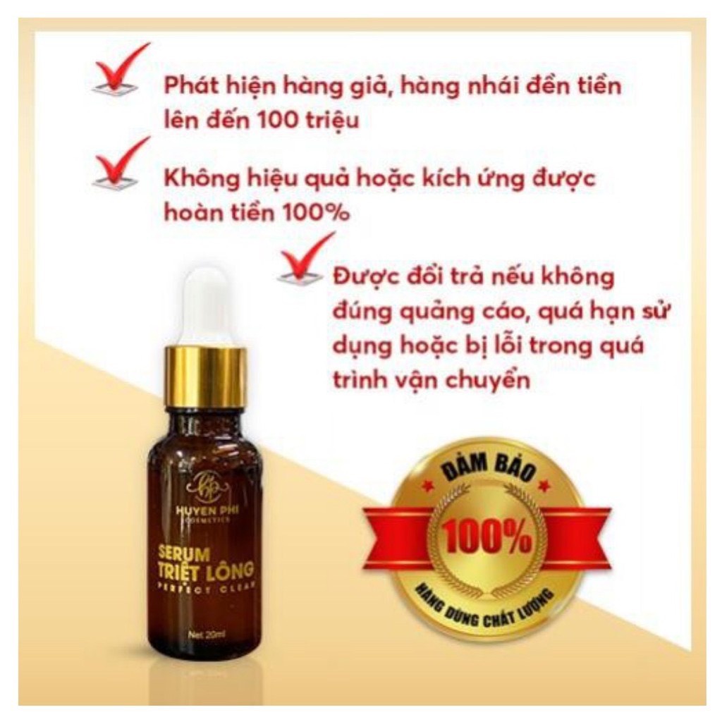 SERUM TRIỆT LÔNG VĨNH VIỄN HUYỀN PHI COSMETICS