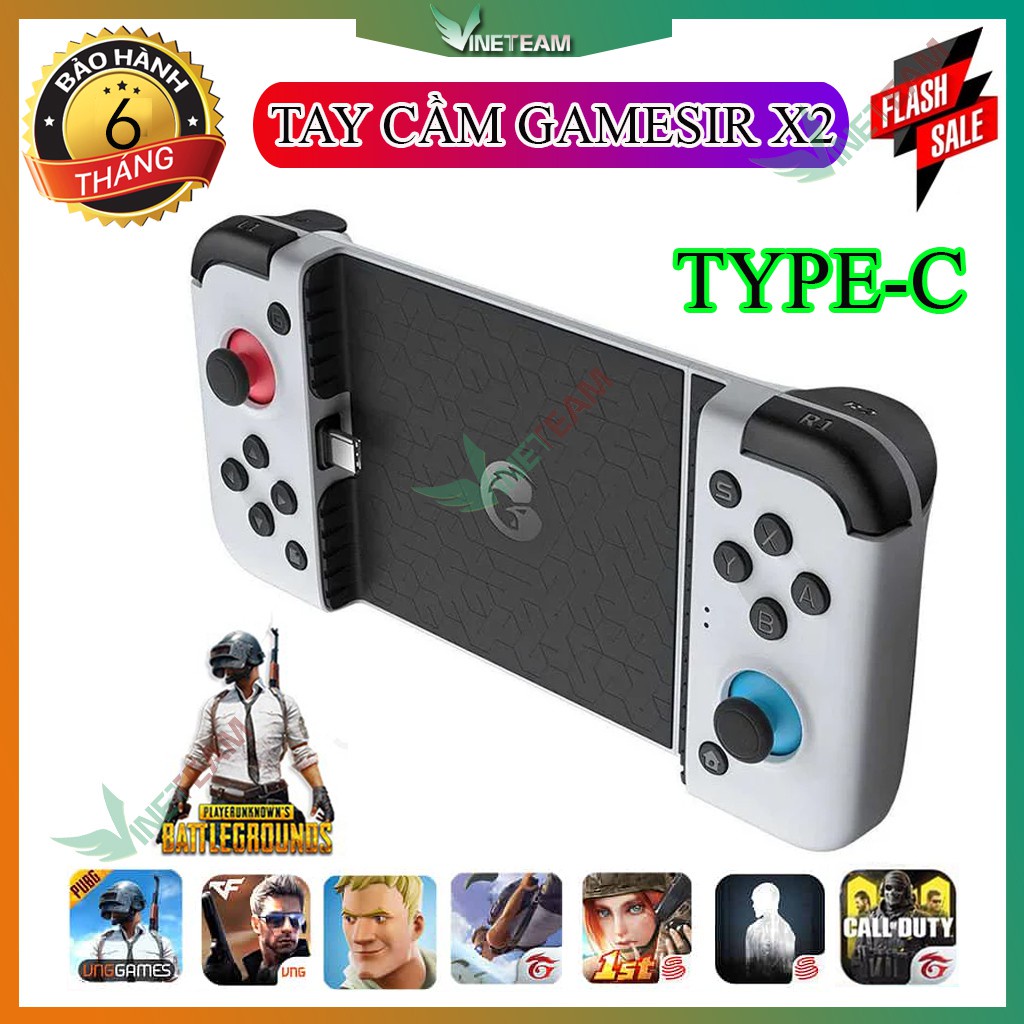 Tay cầm chơi game không dây Gamesir X2 Type-C  / X2 Bluetooth Mobile Gaming Controller chính hãng MODEL 2021