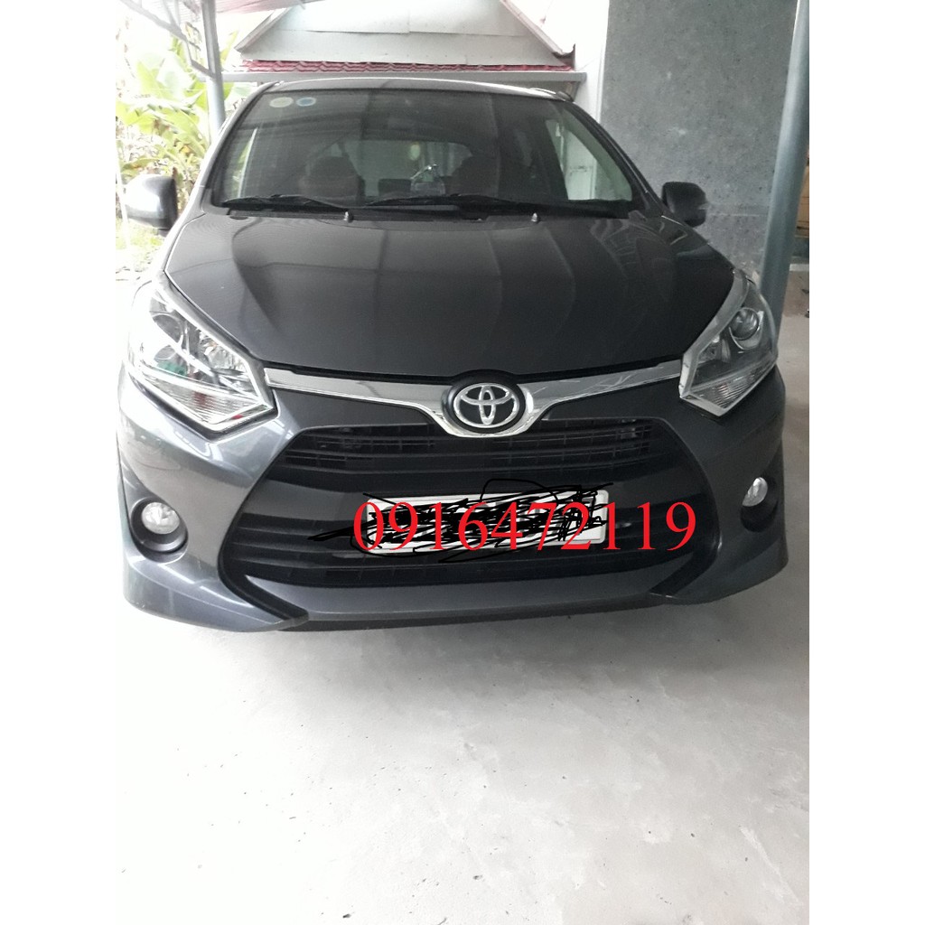 Bộ ốp viền đèn pha xe Toyota Wigo dùng chung các form 2018 đến 2021,2022