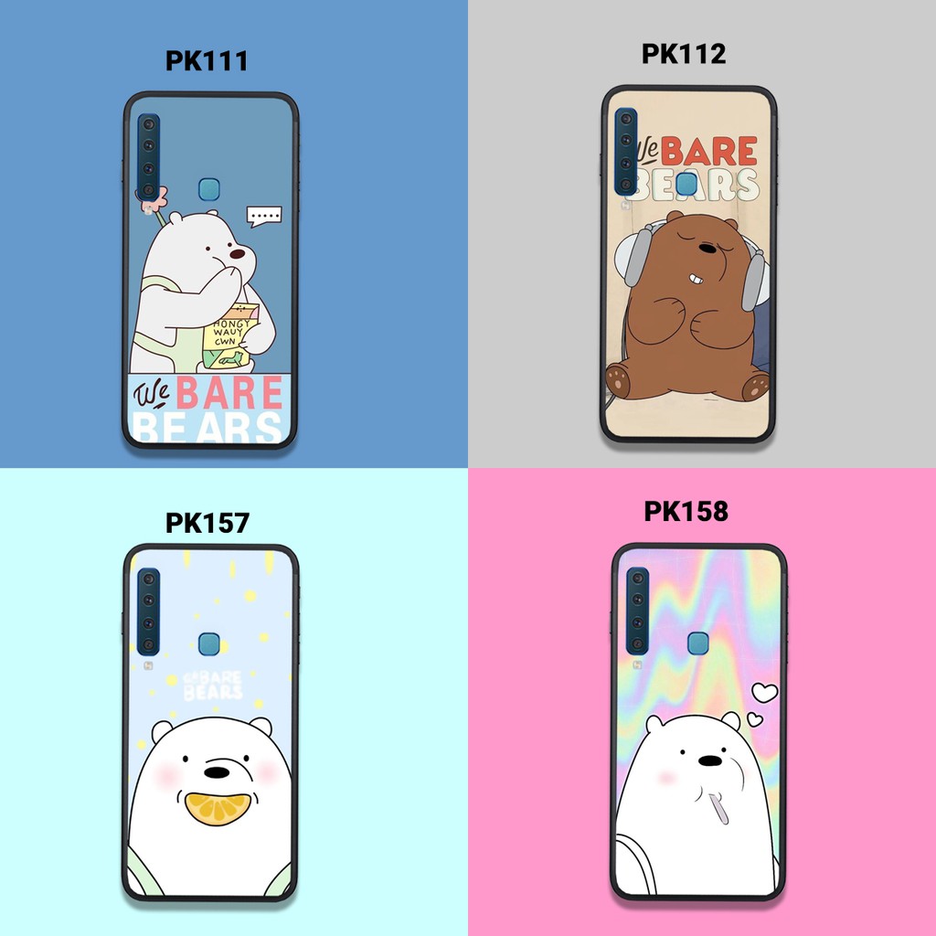 [Freeship từ 50k] ỐP LƯNG SAMSUNG A7 2018 - A9 2018 - A50 - A70 IN HÌNH GẤU WE BARE BEARS