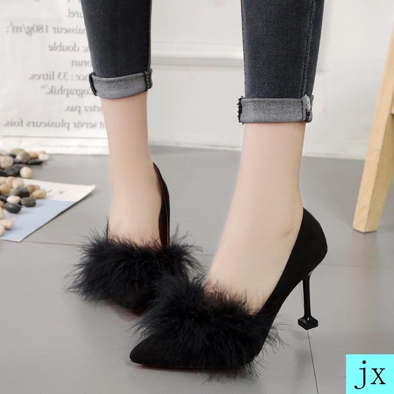 Giày cao gót mũi nhọn thiết kế mới thời trang dành cho mùa xuân thu