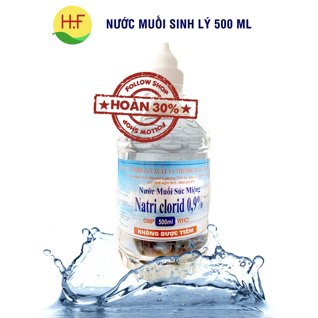 NƯỚC MUỐI SÚC MIỆNG GMP WHO 500ML