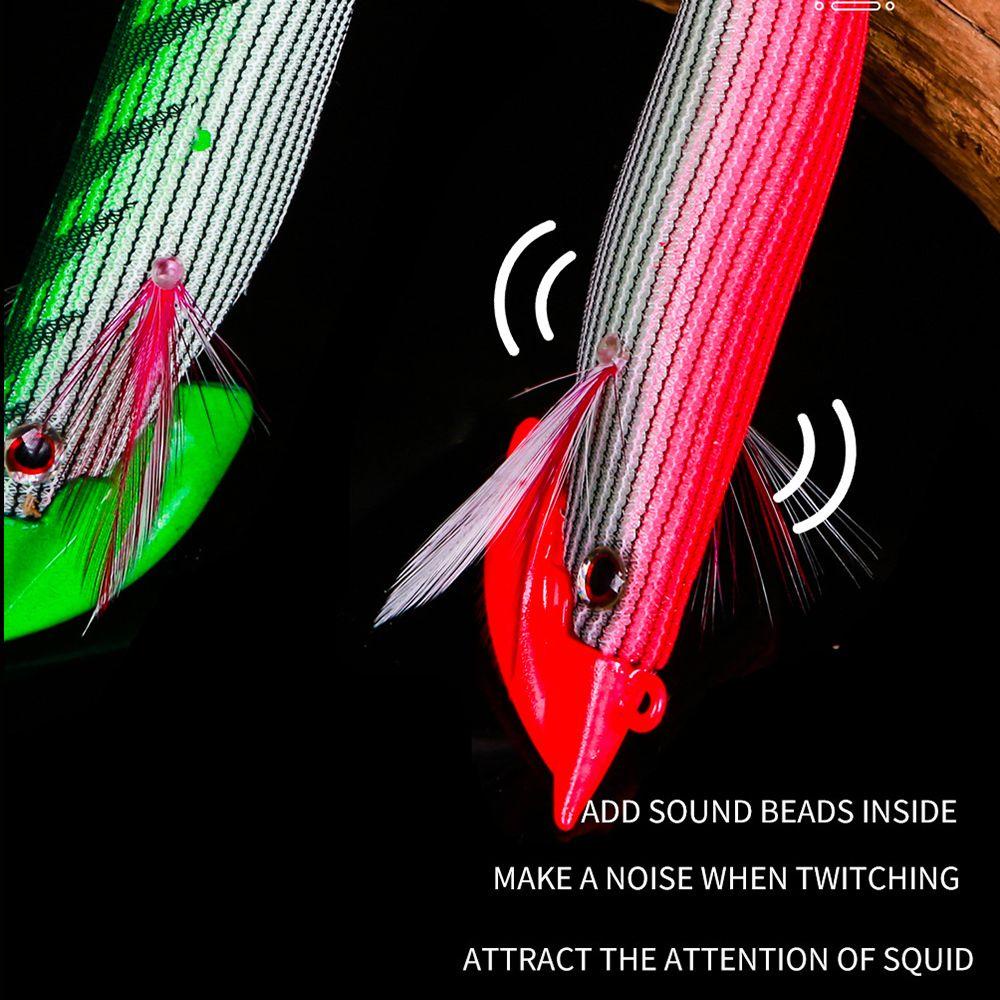 WUWOWU Mồi Câu Cá Giả Hình Con Tôm Bằng Gỗ 30g 115mm