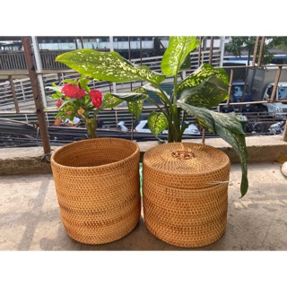 Bồ mây thùng đựng đồ bằng mây