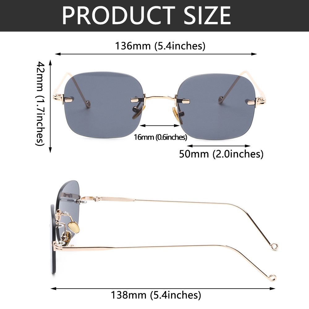 Kính Mát Không Gọng Thời Trang Cho Nữ Chống Tia Uv400 gentle monster | BigBuy360 - bigbuy360.vn