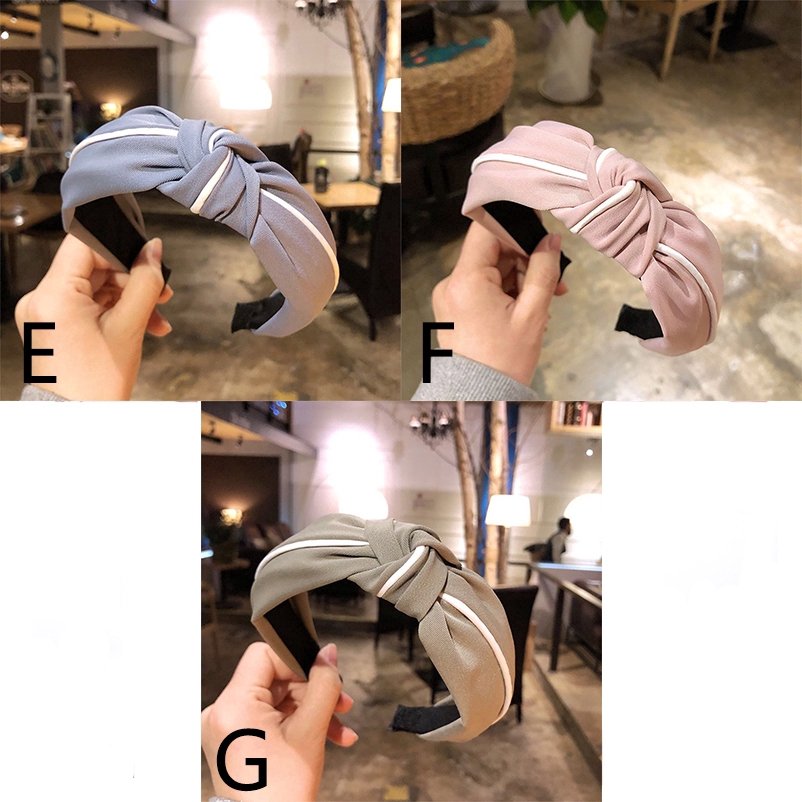 Băng Đô Cài Tóc Thiết Kế Nút Thắt Cổ Điển Phong Cách Hàn Quốc