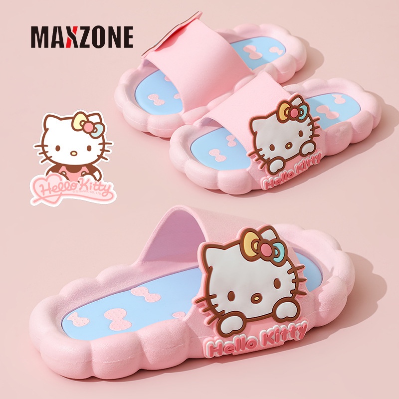 Dép Đi Trong Nhà Chống Trượt Họa Tiết Hello Kitty Sanrio My Melody Cinnamoroll Dễ Thương Cho Bé