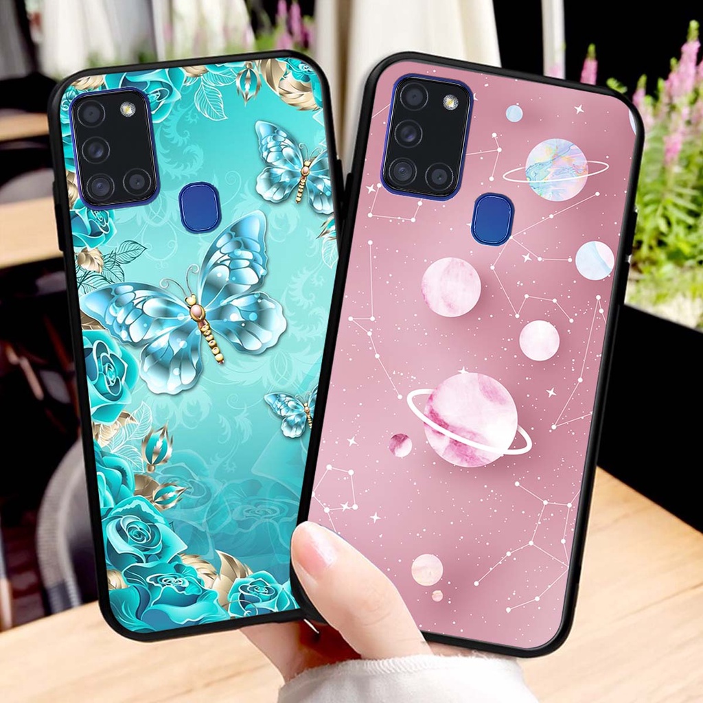 Ốp lưng Samsung A21S in hình hoa xinh xắn, hiện đại , thời trang ,phong cách