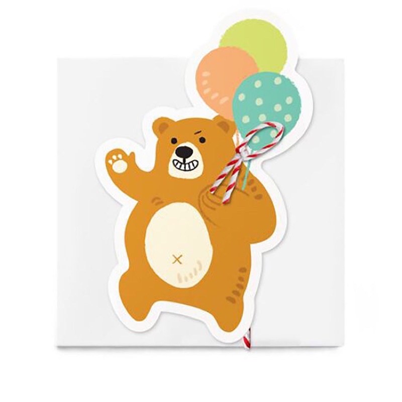 set 10 tag treo sinh nhật, quà tặng hình động vật