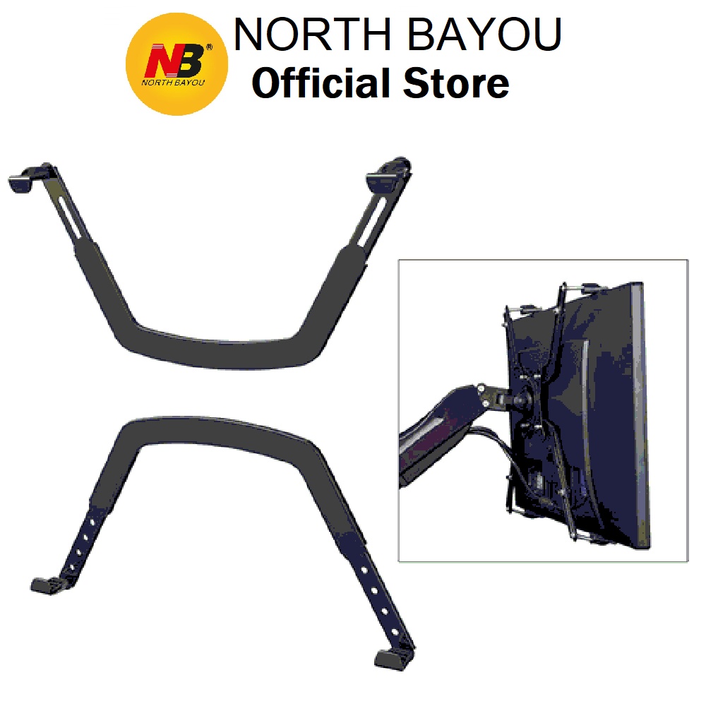 Kẹp Màn Hình North Bayou NB-FP1 (17-27inch) Cho Màn Hình Không Có Lỗ Bắt Vít - Hàng chính hãng