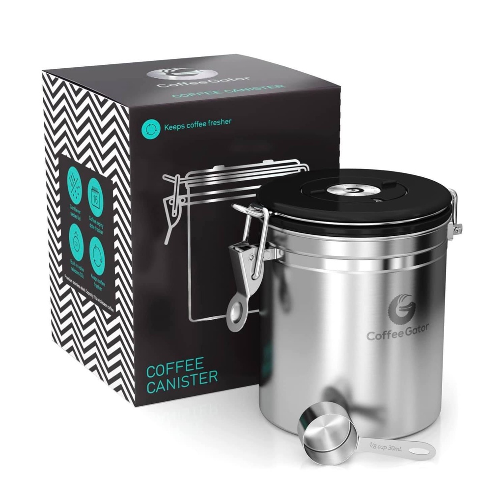 Hộp đựng cà phê bằng thép không gỉ Coffee Gator