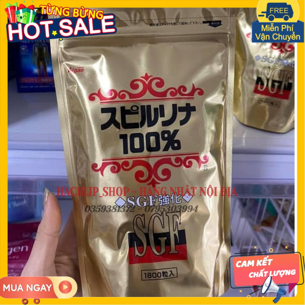 Hộp 1500V 1800V Tảo-xoắn Spirulina SGF dành cho ng tiểu-đường Nhật