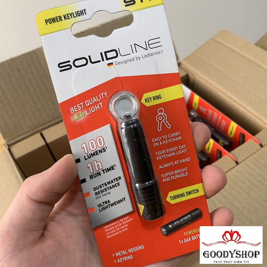 Đèn Pin LedLenser SolidLine ST1 100 lumens Chất lượng cao,tiện lợi và gọn gàng.GOODYSHOP