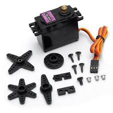 Động cơ RC Servo Metal Gear MG996R bán răng kim loại thép MG996 R MG995 siêu khỏe, siêu bền bằng đồng cho xe điều khiển